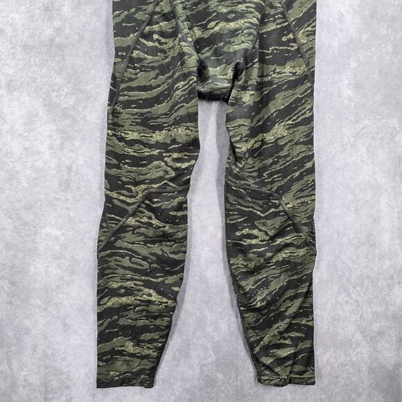 Russell Green Camo Compression Dri Power Scent Stop Leggings Pants Large L - Picture 6 of 8